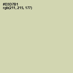 #D3D7B1 - Green Mist Color Image