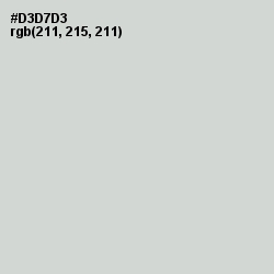 #D3D7D3 - Quill Gray Color Image