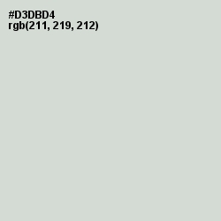 #D3DBD4 - Iron Color Image