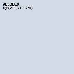 #D3DBE6 - Geyser Color Image