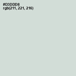 #D3DDD8 - Iron Color Image