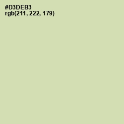 #D3DEB3 - Green Mist Color Image