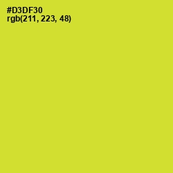 #D3DF30 - Pear Color Image