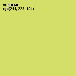 #D3DF68 - Chenin Color Image