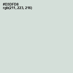 #D3DFD8 - Iron Color Image