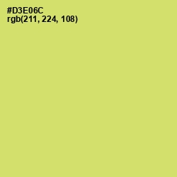 #D3E06C - Yellow Green Color Image