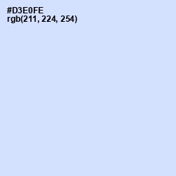 #D3E0FE - Hawkes Blue Color Image