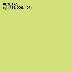 #D3E17A - Yellow Green Color Image