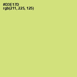 #D3E17D - Yellow Green Color Image