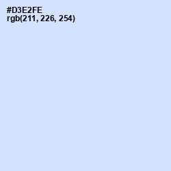 #D3E2FE - Hawkes Blue Color Image