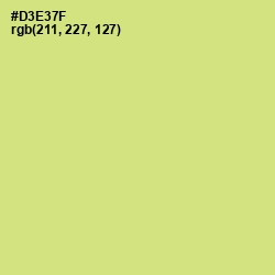 #D3E37F - Yellow Green Color Image