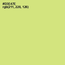 #D3E47E - Yellow Green Color Image