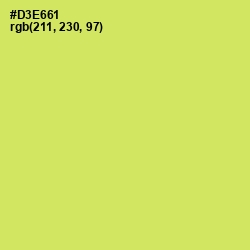 #D3E661 - Yellow Green Color Image