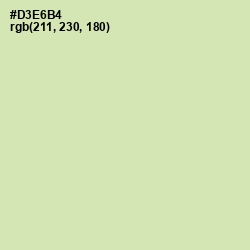 #D3E6B4 - Caper Color Image