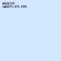 #D3E7FF - Hawkes Blue Color Image