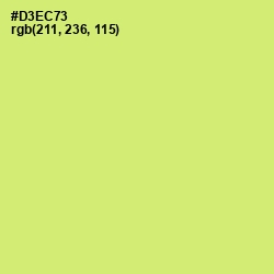 #D3EC73 - Yellow Green Color Image
