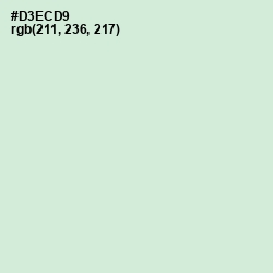 #D3ECD9 - Zanah Color Image