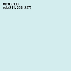 #D3ECED - Swans Down Color Image