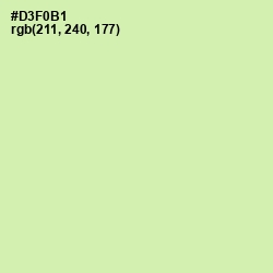 #D3F0B1 - Gossip Color Image