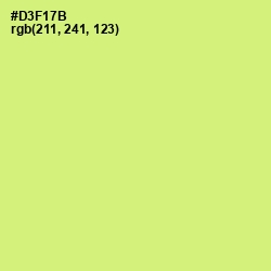 #D3F17B - Sulu Color Image
