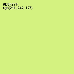 #D3F27F - Sulu Color Image