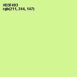 #D3F493 - Mindaro Color Image