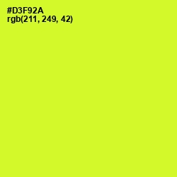 #D3F92A - Pear Color Image