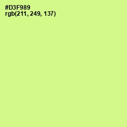 #D3F989 - Mindaro Color Image