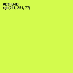 #D3FB4D - Starship Color Image