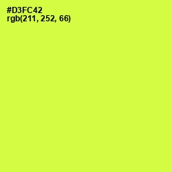 #D3FC42 - Starship Color Image