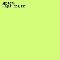 #D3FC78 - Sulu Color Image