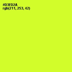 #D3FD2A - Pear Color Image