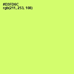 #D3FD6C - Sulu Color Image