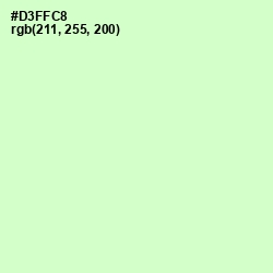 #D3FFC8 - Tea Green Color Image