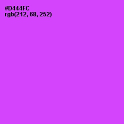 #D444FC - Heliotrope Color Image