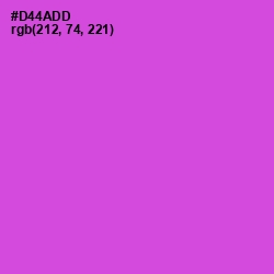 #D44ADD - Fuchsia Pink Color Image