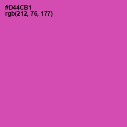 #D44CB1 - Brilliant Rose Color Image