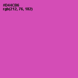 #D44CB6 - Brilliant Rose Color Image