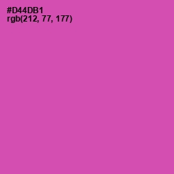 #D44DB1 - Hopbush Color Image