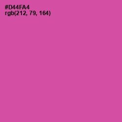 #D44FA4 - Mulberry Color Image
