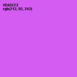 #D45CF2 - Heliotrope Color Image