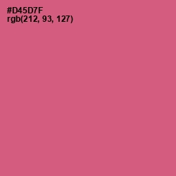 #D45D7F - Cranberry Color Image