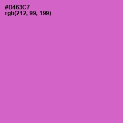 #D463C7 - Orchid Color Image