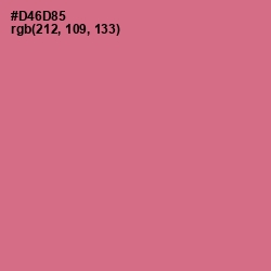 #D46D85 - Charm Color Image