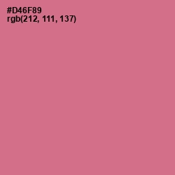 #D46F89 - Charm Color Image