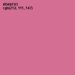 #D46F93 - Charm Color Image