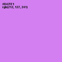 #D47FF1 - Heliotrope Color Image