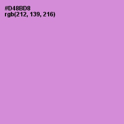 #D48BD8 - Light Orchid Color Image