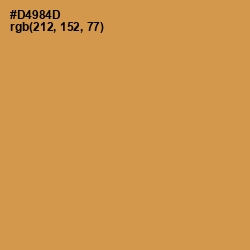 #D4984D - Tussock Color Image