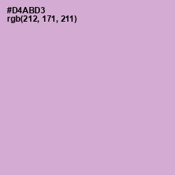 #D4ABD3 - Light Wisteria Color Image